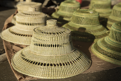 Mokorotlo straw hat, Lesotho