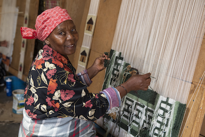 Weaving in Teya-Teyaneng, Lesotho