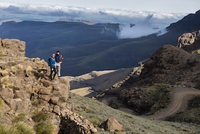 Hiking in Lesotho