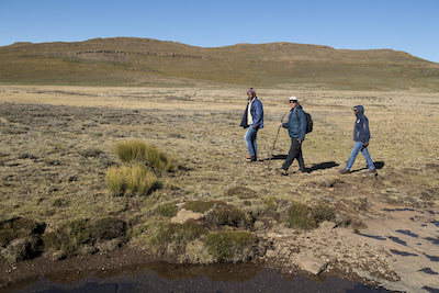 Hiking in Lesotho