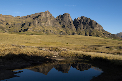 The Three Bushmen, Sehlabathebe National Park Lesotho