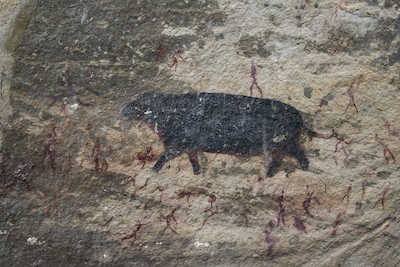 Tsatsane Bushman Rock Art, Sekonyela 1, Lesotho