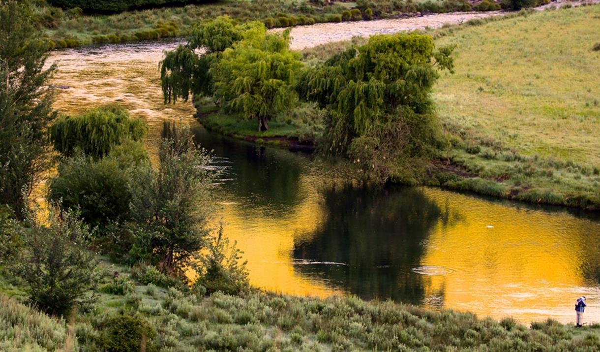 Makhangoa Community Camp is a community tourism initiative on the Bokong River offering world class fly fishing and authentic Lesotho highlands experi